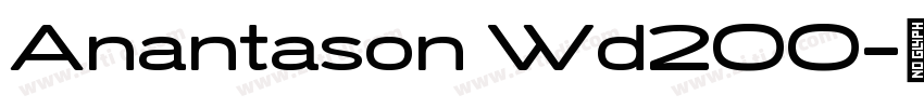 Anantason Wd200字体转换